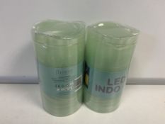 8 X LED INDOOR CANDLES IN 1 BOX