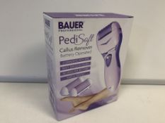 4 X BAUER PROFESSIONAL PEDI SOFT CALLUS REMOVERS