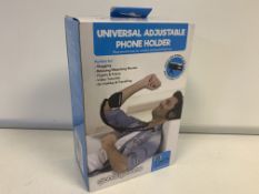 6 X GLOBAL GIZMOS UNIVERSAL ADJUSTABLE PHONE HOLDERS