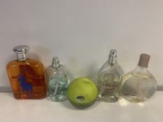 5 X VARIOUS BOTTLES OF PERFUME 50-100% FULL