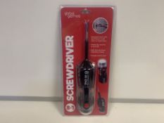 6 X GLOBAL GIZMOS 8 IN 1 SCREWDRIVERS