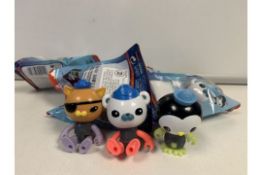 PALLET TO CONTAIN 360 x BRAND NEW SEALED ASSORTED OCTONAUTS FIGURES. RRP £9.99 EACH