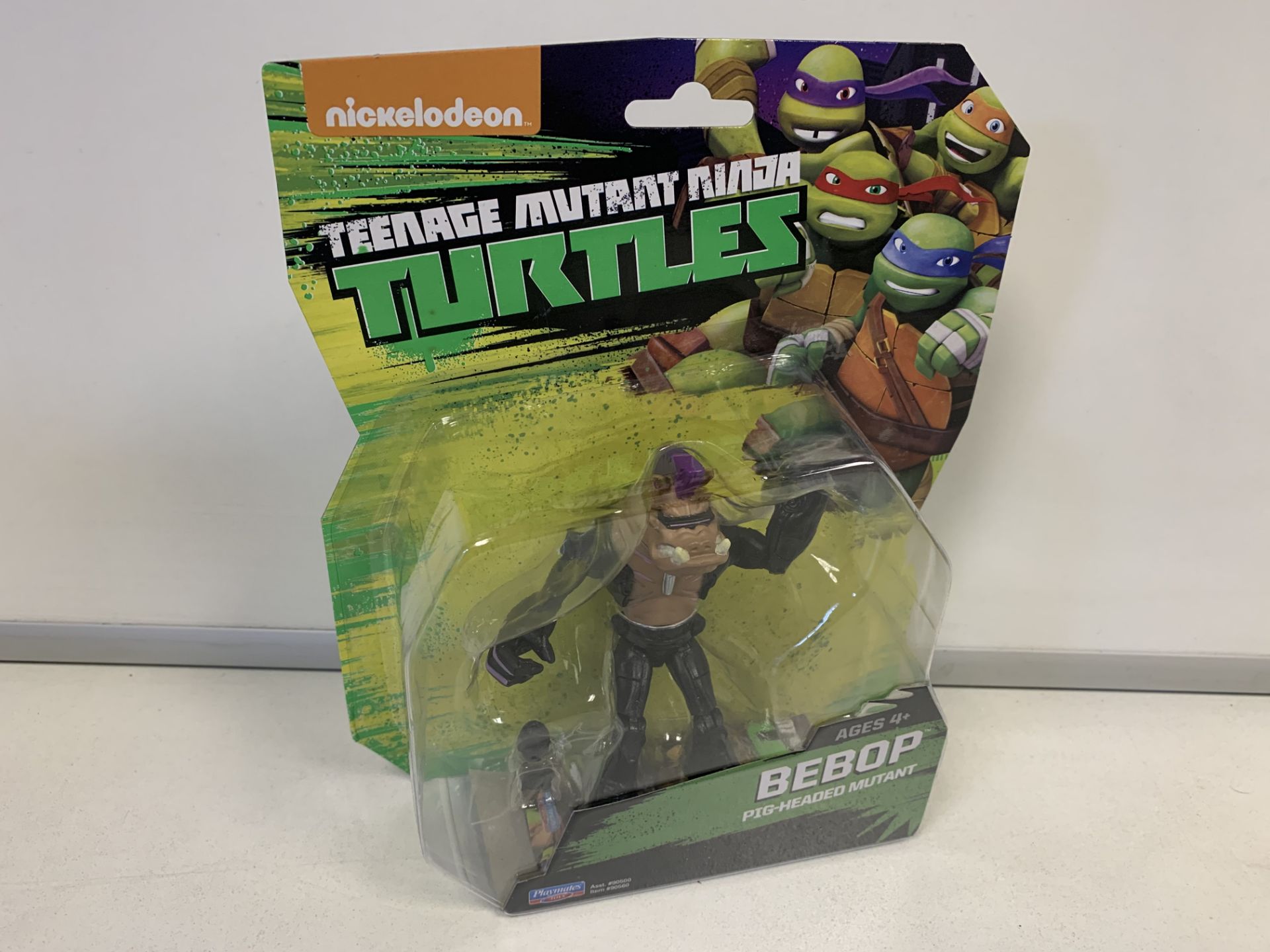 24 X BRAND NEW NICKELODEON TEENAGE MUTANT NINJA TURTLES BEEBOP COLLECTABLE FIGURES IN 4 BOXES