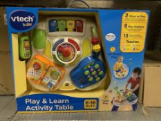 7 X BRAND NEW VTECH PLAY AND LEARN ACTIVITY TABLES