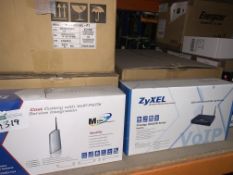 5 X BRAND NEW ZYXEL PRESTIGE 2602HW SERIES AND 10 X ZYXEL WIRELESS VOIP STATION GATEWAYS