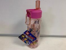 72 x BRAND NEW PACKAGED LEGO MOVIE WATER BOTTLE WITH STRAW