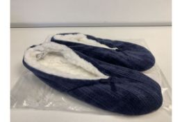 48 X CHENILE SLIPPER SOCKS