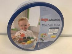 3 x BRAND NEW HABA EDUCATION RAINBOW SALAD