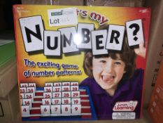 11 X BRAND NEW JUNIOR LEARNING WHATS MY NUMBER GAMES