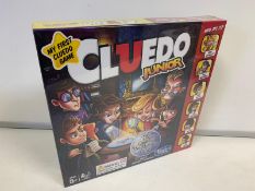 (NO VAT) 6 X BRAND NEW CLUEDO JUNIOR MY FIRST CLUEDO GAMES IN ONE BOX