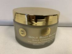3 X BRAND NEW KEDMA GOLD BODY BUTTER WITH DEAD SEA MINERALS AND SHEA BUTTER