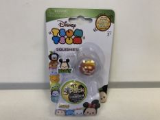 64 X BRAND NEW DISNEY TSUM TSUM SQUISHIES ION 2 BOXES