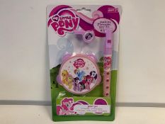 72 x BRAND NEW PACKAGED MY LITTLE PONY MUSIC SETS. RRP £9.99 EACH
