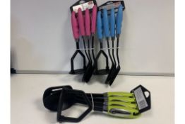 24 x BRAND NEW 4 PIECE KITCHEN UTENSIL SETS IN VARIOUS COLOURS