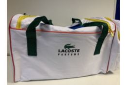 3 X BRAND NEW LACOSTE WEEKEND / SPORTS BAGS