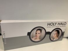 12 X BRAND NEW HOLY HALO FISH EYE DUO MIRRORS IN 2 BOXES