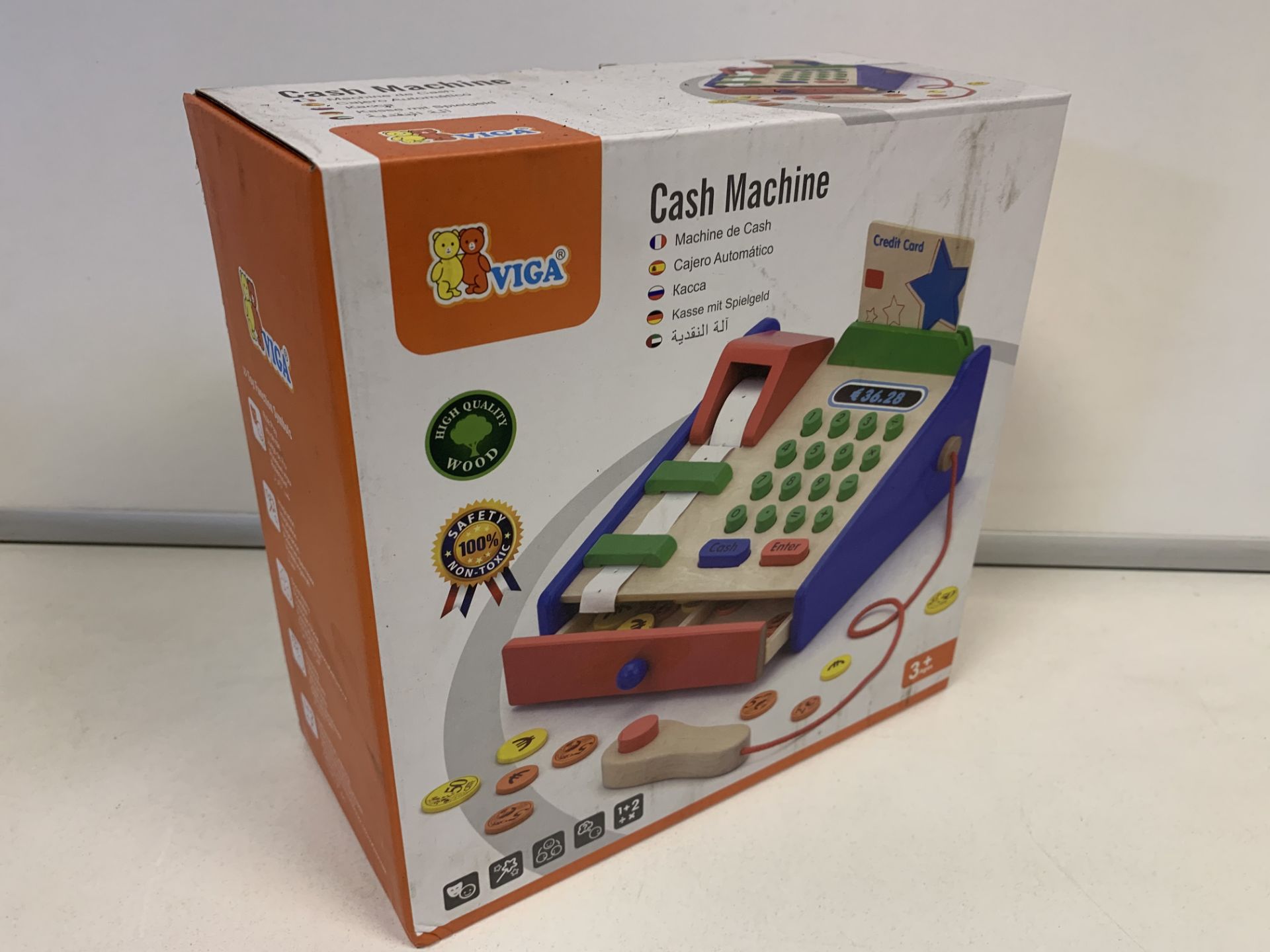 24 X BRAND NEW VIGA WOODEN CASH MACHINE TOYS IN 2 BOXES