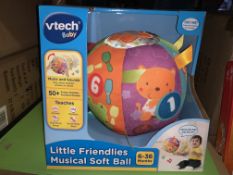 6 X BRAND NEW VTECH BABY LITTLE FRIENDLIES MUSICAL SOFTBALL