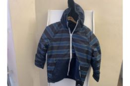 (NO VAT) 4 X BRAND NEW ALL DAY BOY CALI BLUE CHILDRENS JACKETS IN VARIOUS SIZES RRP £340
