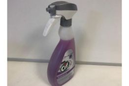 60 x NEW CIF PRO FORMULA PROFESSIONAL 2 IN 1 KITCHEN CLEANER DISENFECTANT