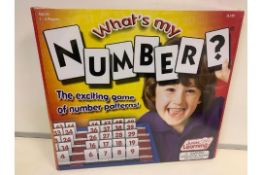 8 x BRAND NEW WHATS MY NUMBER - THE EXCITING GAME OF NUMBER PATTERNS