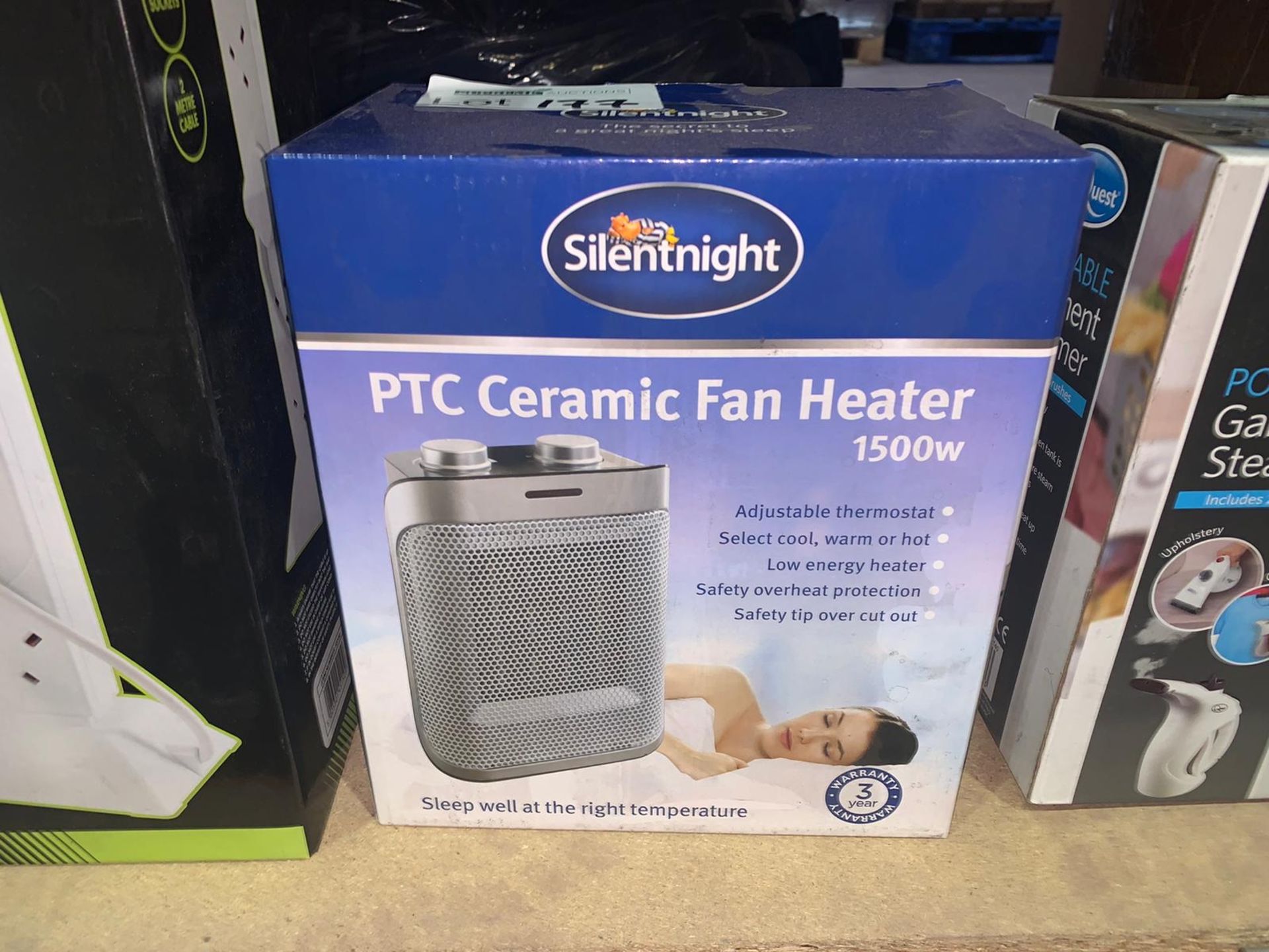 BRAND NEW BOXED SILENTNIGHT PTC CERAMIC FAN HEATER 1500MM