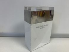 1 X TESTER 70-90% FULL BOTTLE MICHAEL KORS WHITE EDP 100ML