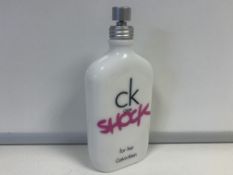 1 X TESTER 70-90% FULL BOTTLE CK ONE SHOCK FOR HER EDT 200ML