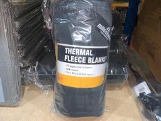 5 X BRAND NEW MILESTONE 150 X 120CM THERMAL FLEECE BLANKETS