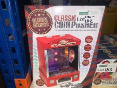 BRAND NEW GLOBAL GIZMOS CLASSIC ARCADE COIN PUSHER