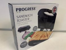 BRAND NEW BOXED PROGRESS SANDWICH TOASTER