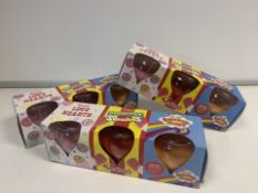6 X BRAND NEW SWIZZLES 3 JAR CANDLE SETS INCLUDING LOVE HEARTS, DRUMSTICK AND RAINBOW DROPS