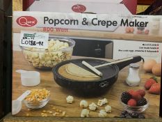 BRAND NEW QUEST 800W POPCORN AND CREPE MAKER
