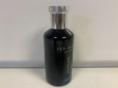 1 X TESTER 70-90% FULL BOTTLE TED BAKER TEN 100ML