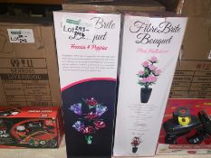 5 X BRAND NEW FIBRE BRIGHT BOUQUETS