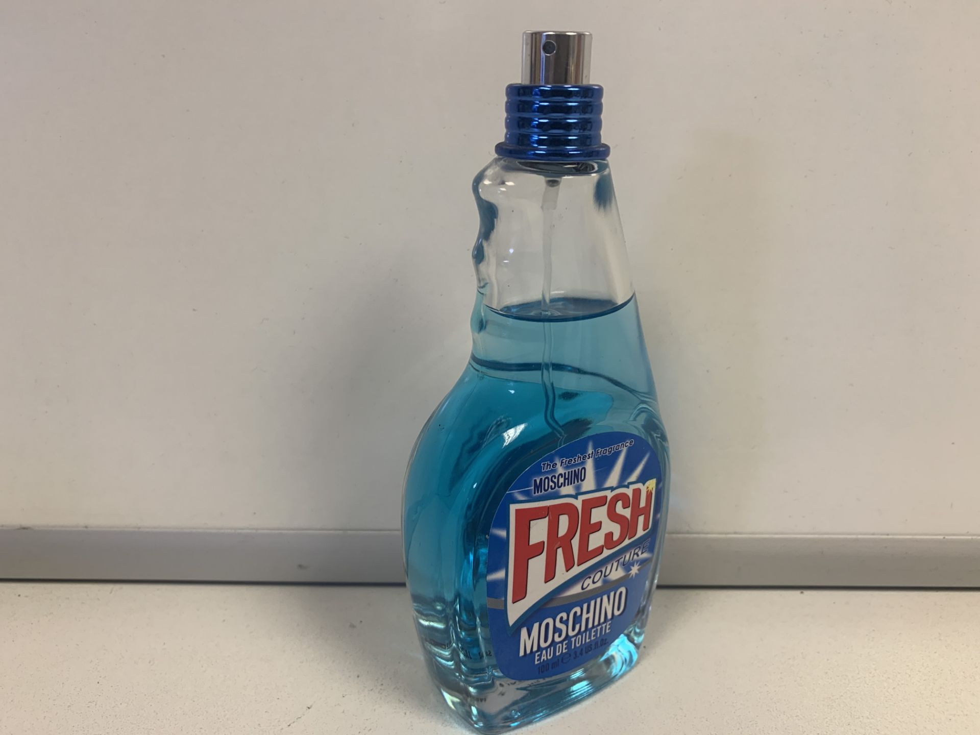 1 X TESTER 70-90% FULL BOTTLE MOSCHINO FRESH EDT 100ML