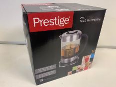 BRAND NEW BOXED PRESTIGE 2 IN 1 TEA & WATER KETTLE