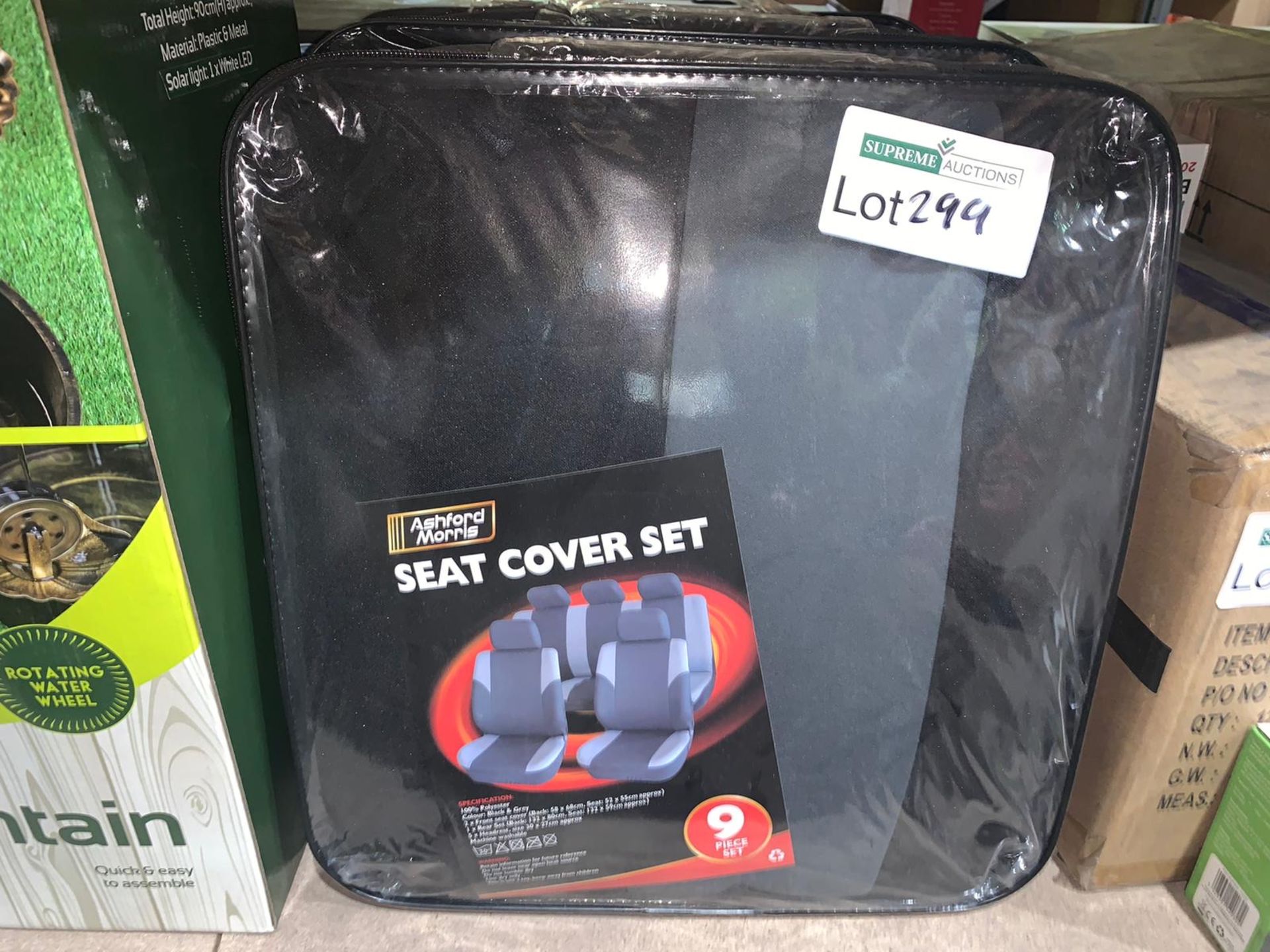 3 X BRAND NEW ASHFORD MORRIS 9 PIECE SEAT COVER SETS