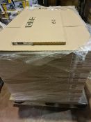 (A29) PALLET TO CONTAIN 96 x NEW HIGH GLOSS WHITE 400MM DOOR & DRAWER PACKS