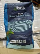 PALLET TO CONTAIN 100 x BOSTIK J100 SMOOTH FINISH GROUT 3.5KG