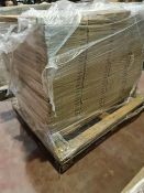 (A27) PALLET TO CONTAIN 128 x NEW GLOSS CREAM SLAB 600MM DOORS