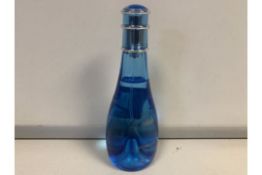 1 X TESTER 90-100% FULL BOTTLE DAVIDOFF COOL WATER WOMAN EDT 100ML