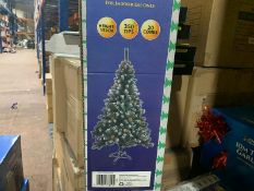 CHRISTMAS WORKSHOP 5FT SNOW AND CONE CHRISTMAS TREE