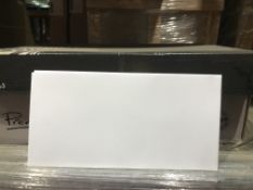 500 X PREMIUM BUSINESS ICE WHITE WOVE ENVELOPES 110 X 220MM IN 1 BOX