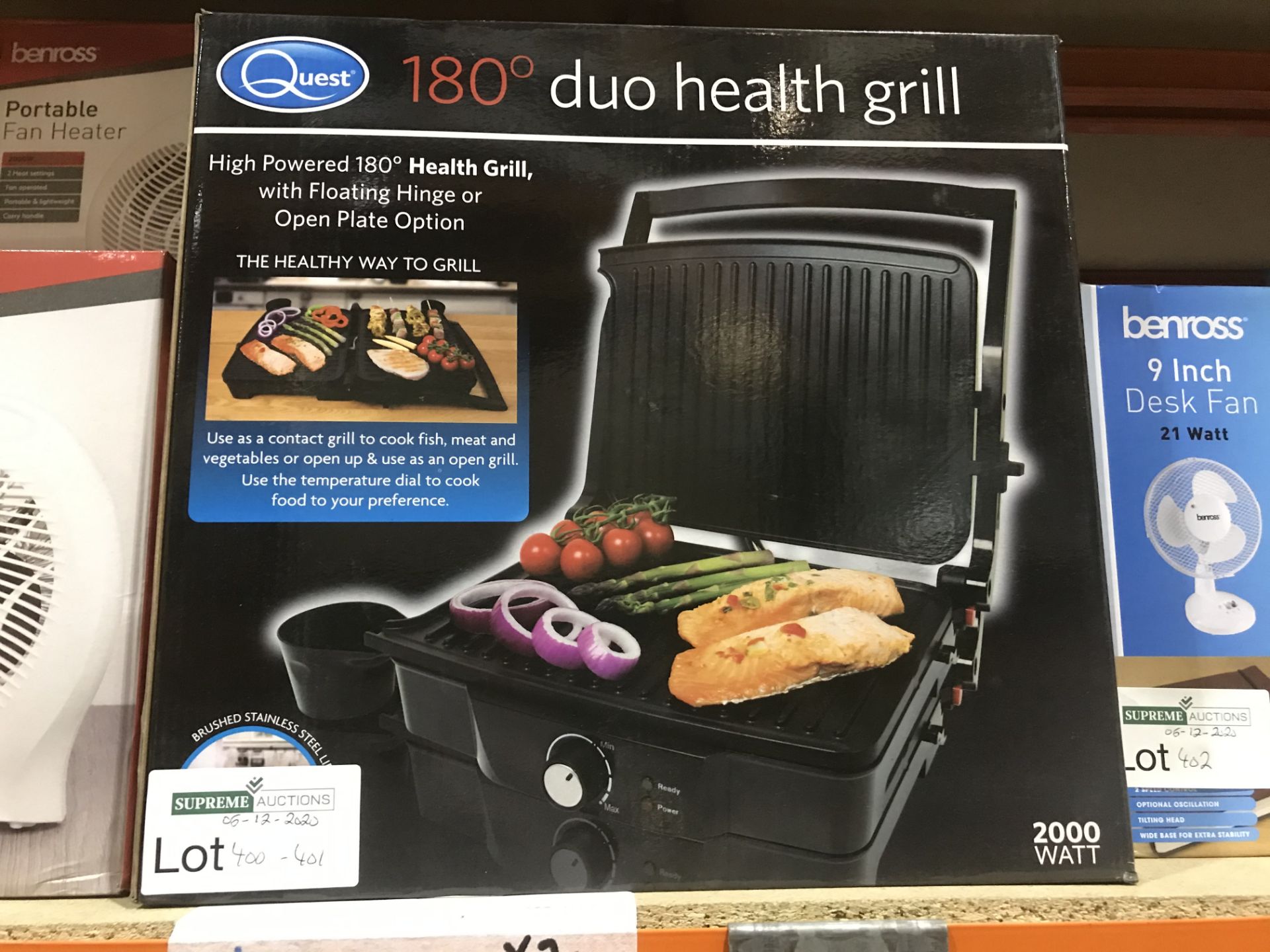 QUEST 180 DUO HEALTH GRILL
