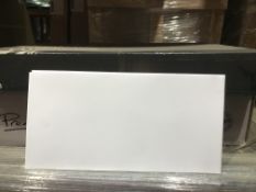 500 X PREMIUM BUSINESS ICE WHITE WOVE ENVELOPES 110 X 220MM IN 1 BOX