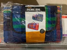 3 X LARGE PICNIC RUGS