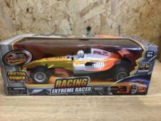 4 X BRAND NEW BOXED TEAM POWER EXTREME RACER - FRICTION POWER WITH SOUNDS. RRP £14.99 EACH