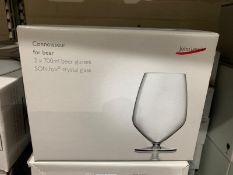 2 X SETS OF 2 JOHN LEWIS 700L CONNOISSEUR FOR BEER GLASSES