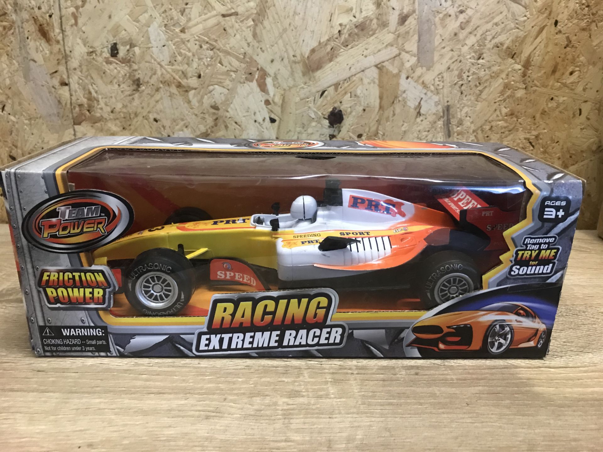 4 X BRAND NEW BOXED TEAM POWER EXTREME RACER - FRICTION POWER WITH SOUNDS. RRP £14.99 EACH
